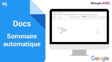 Comment faire un sommaire automatique sur Google Docs