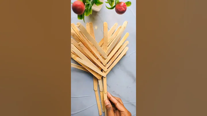 सिंपल diy home decor / icecream stick wall decor / DIY DECOR/ #craft #diy #trending #shorts #ytshort