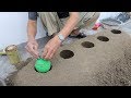 Innovative Ideas with Cement For You - How to make Plants Pots for Garden Beautiful And Easy