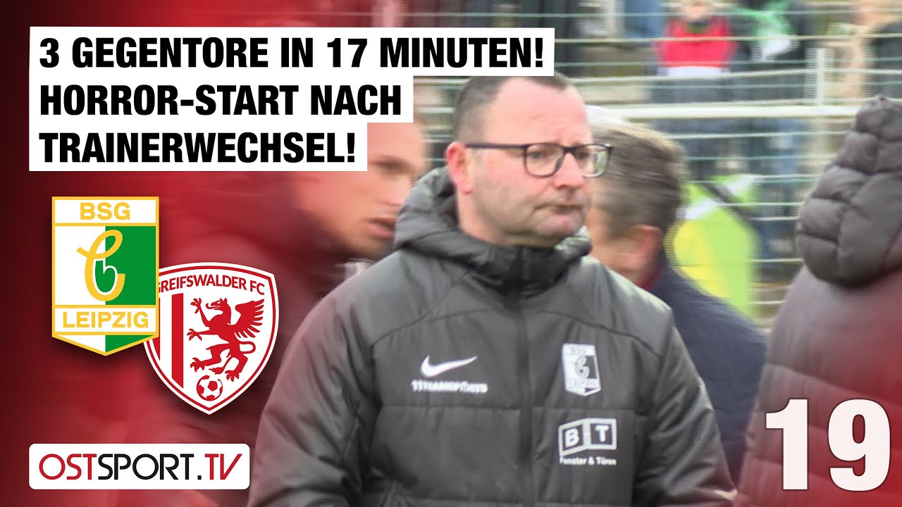 HORROR-START nach Trainer-Wechsel! Chemie Leipzig - Greifswalder FC | Regionalliga Nordost
