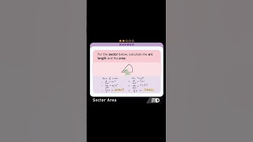 Finding the area and arc length of a sector