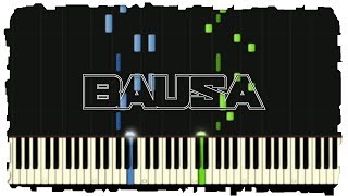 BAUSA - Was Du Liebe Nennst | Piano Tutorial | Synthesia chords