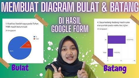 Cara membuat diagram bulat di google form || Cara melihat hasil google form DIAGRAM GOOGLE FORMS