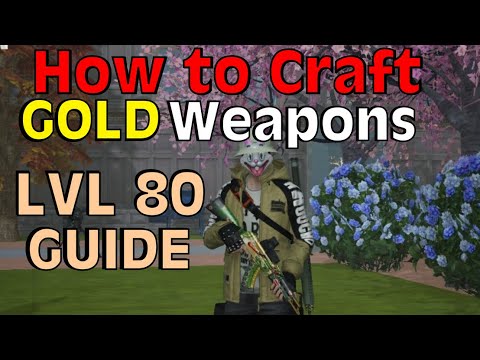 HOW TO CRAFT GUARANTEED GOLD LVL 80 WEAPONS /EQUIPMENT GUIDE !!?