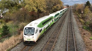Go Train 609 coming into Burlington go station