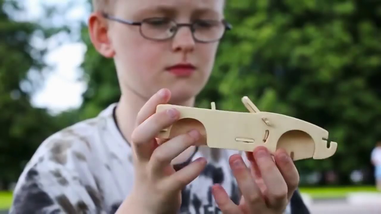 Деревянные сборные модели - YouTube