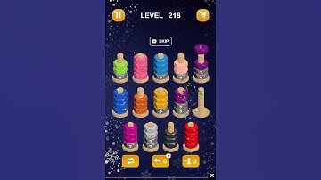 Nut Sort | Color Puzzle | Level 218 | Mobile Games