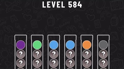 Ball Sort Puzzle Level 584 #ballsortpuzzle #ballsortpuzzlegameplay #puzzlegame #mobilegames