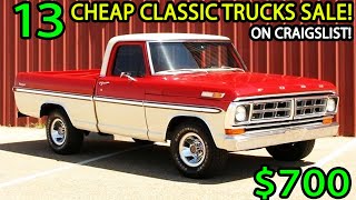 13 Coolest Classic Trucks for Sale on Craigslist Right Now!