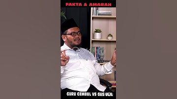 SAYA TETAF MARAH DEBAT PANAS GURU GEMBUL VS GUS ULIL WAKUL PBNU