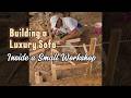 Building a Luxury Sofa Inside a Small Workshop