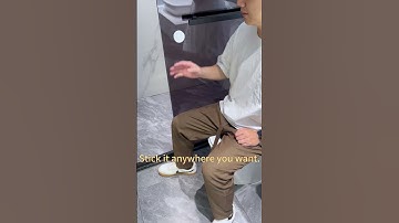 No more turning around to press the flush button! #toilet