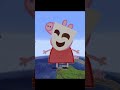 Digital circus characters  peppa pig mix in minecraft