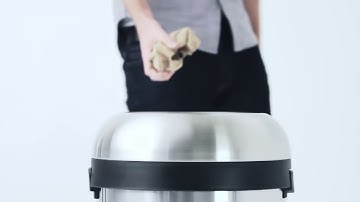simplehuman bullet open trash can