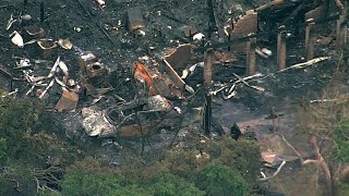 Fire ravages Melbourne Beach home | Chopper 2 video shows pool is only thing that remains