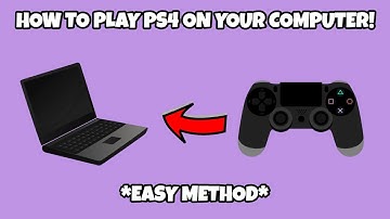 HOW TO SET UP PS4 REMOTE PLAY ON COMPUTER WITH NO LAG OR DELAY!