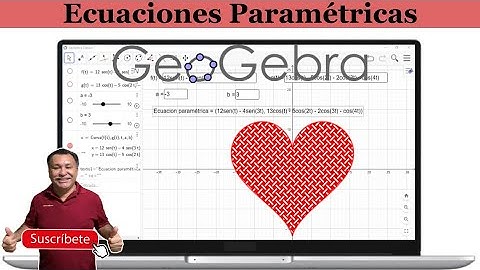 Gráficos Dinámicos: Ecuaciones Paramétricas con Geogebra