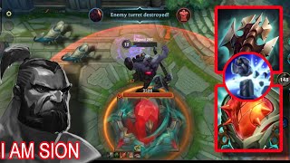 THE MOST UNFAIR SION BUILD IN LEAGUE OF LEGENDS WILD RIFT... (LEGITUNKILLABLE)