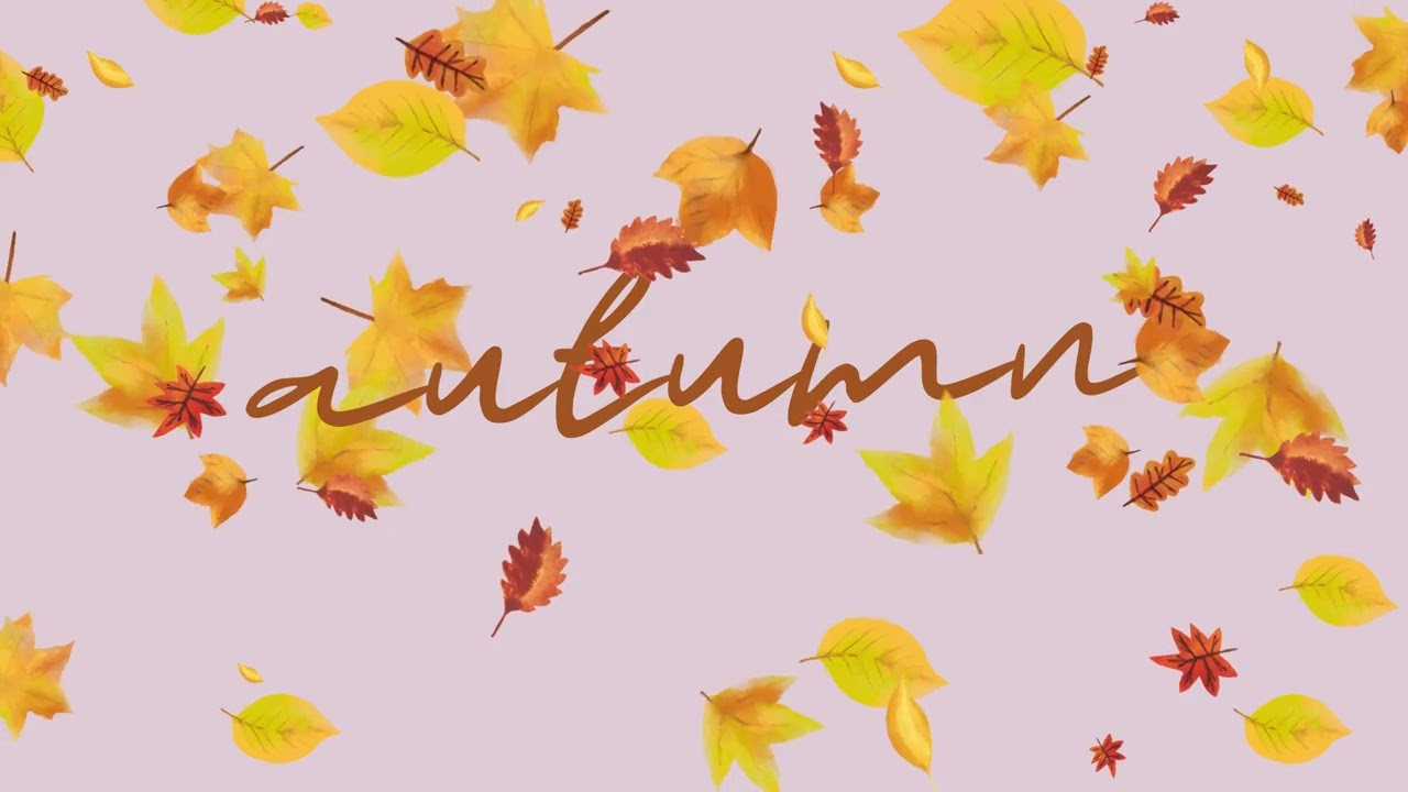 Autumn Leaves Falling Screensaver | No Sound | 4K UHD