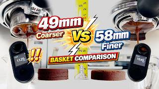 49mm vs 58mm Basket — TDS & Taste Results Surprised Me
