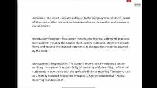 Company auditor