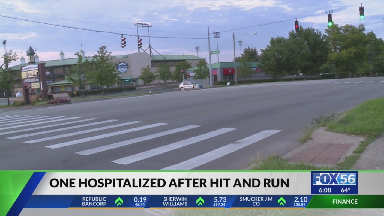 One hospitalized after Lexington hit and run - YouTube
