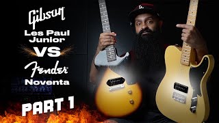 GIBSON vs FENDER: Les Paul Junior vs Noventa Telecaster - Single Pickup Guitar Battle Part 1