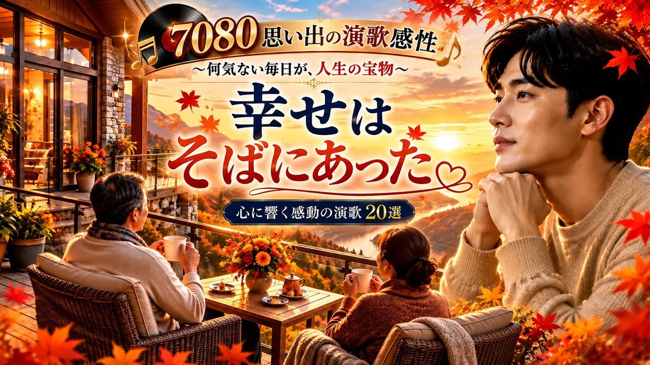 Playlist】 70s-80s Nostalgic Enka | Happiness Was Right Beside Me