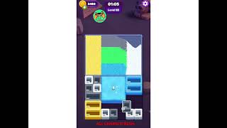 Color Sand: Fill The Blocks Level 65 Gameplay 