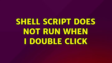 Ubuntu: Shell script does not run when I double click (2 Solutions!!)