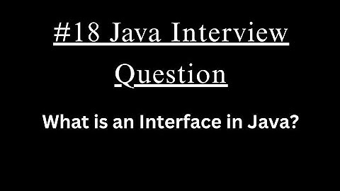 Java Interview Question #28: What is an Interface in Java? | Logic Ladder