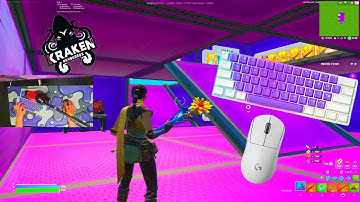 ⭐️Unboxing Kraken Pro 60% Keyboard⭐️ASMR Chill 🤩3V3V3 Go Goated 🎧 Satisfying Fortnite 240 FPS⭐️