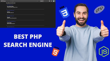 how to build  search engine using php.