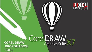 Drop Shadow tool Corel Draw for Beginners- Class 7-Urdu/Hindi
