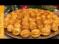 Γεμιστά καρυδάκια με ζαχαρούχο γάλα | Орешки со сгущенкой | Russian walnut cookies