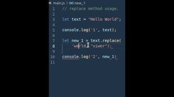javascript replace method regex #shorts #coding #tamil