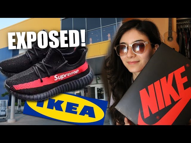 FAKE Supreme Yeezys at the mall EXPOSED! Do I giveaway free Yeezy Boost?