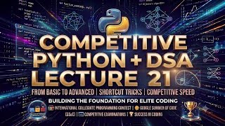 Competitive Python + DSA  insertion sort lecture number 2 part 21