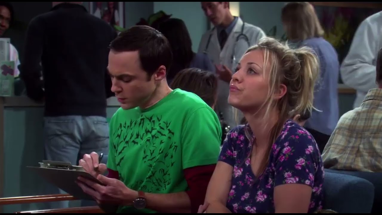 Sheldon lleva a Penny a urgencias TBBT  T3