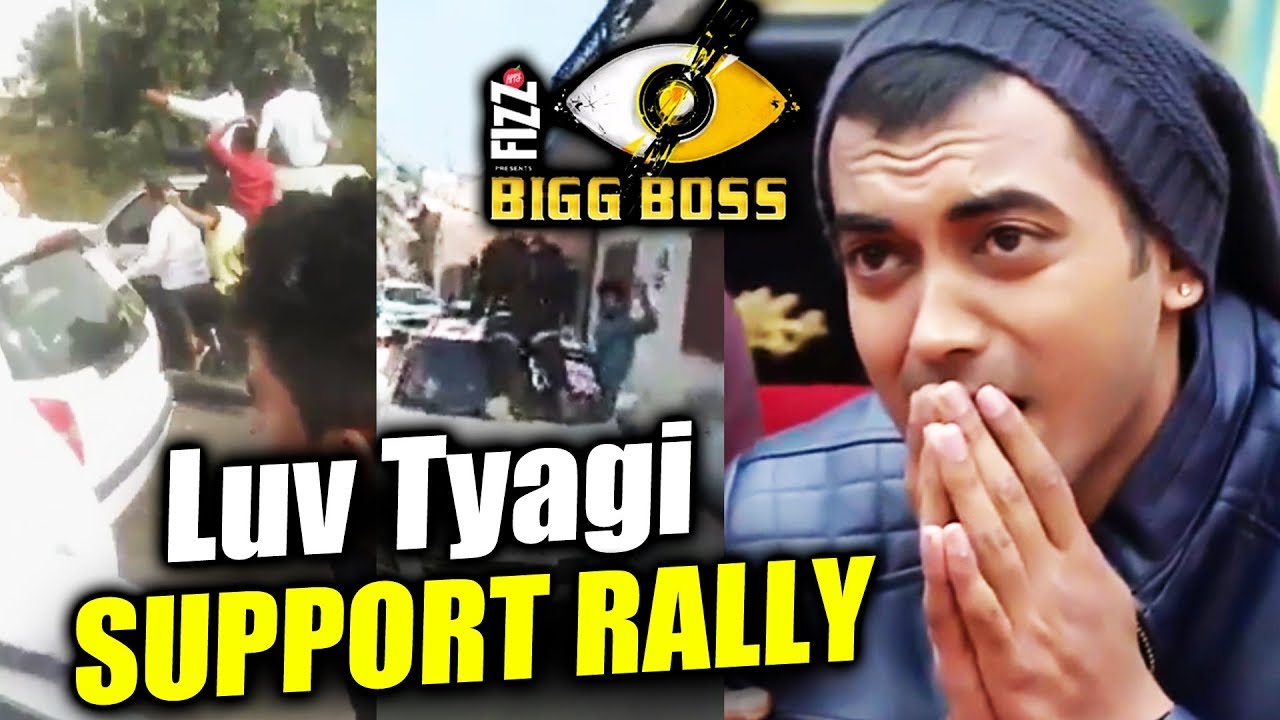 Luv Tyagi SUPPORT RALLY With 1000 Cars In Delhi | Bigg Boss 11