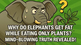 Why Do Elephants Get Fat While Eating Only Plants? | Mind-Blowing Truth Revealed!
