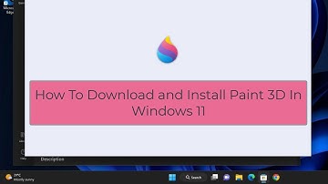 How To Download and Install Paint 3D In Windows 11 For Free (Download Link )