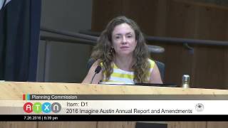 [Planning Commission - 2016-07-26] Imagine Austin Plan Amendments