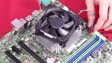 Lenovo ThinkSystem ST50 installing a processor