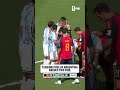 Spain and Argentina players had to be separated