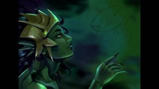 Unfinished Queen of waters - Speedpaint