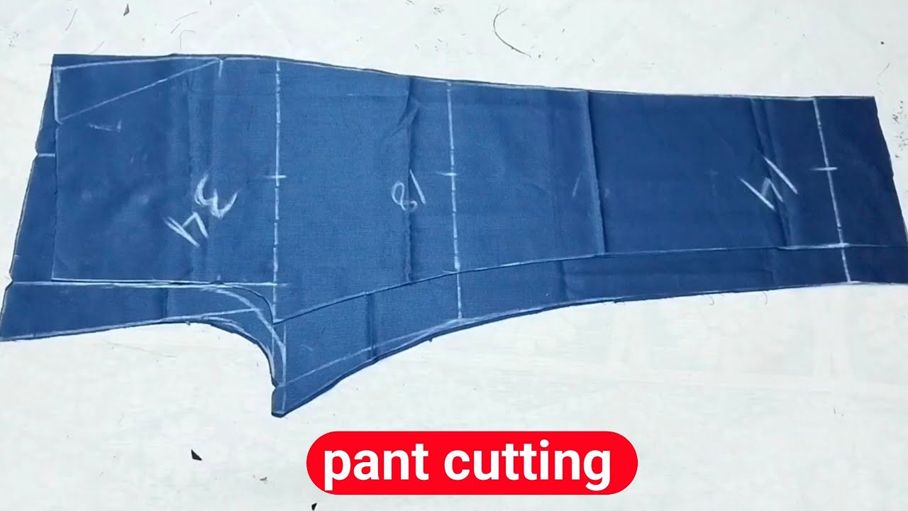 pant cutting/how to cut men's fitting pant/gents pant cutting in hindi