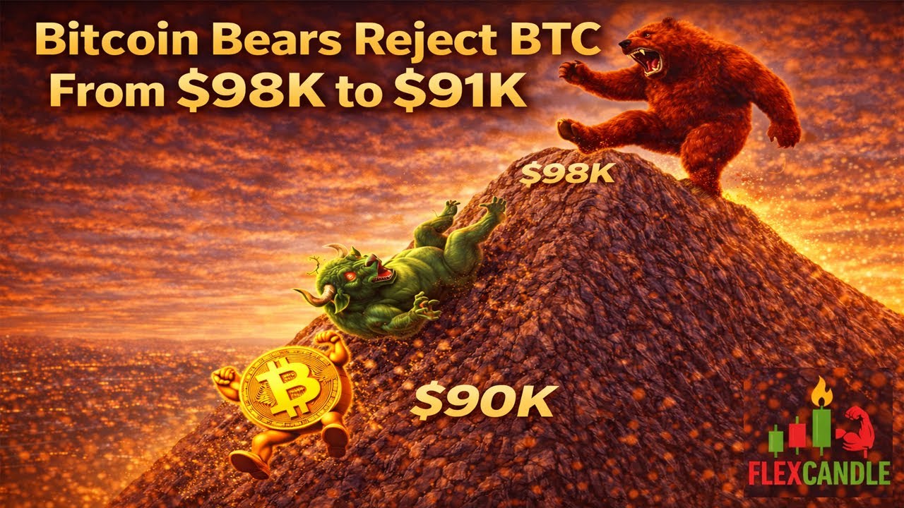 Bitcoin Loses $95K ⚠️ Bear Flag To $90K or Is This The Reload Before $100K? EP. 266 