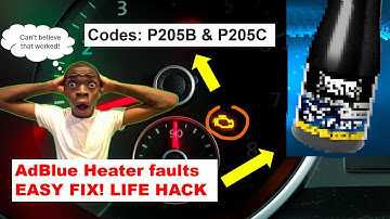 P205B & P205C - easy fix to VW AdBlue heater (Reductant Tank Temperature Sensor) Check Engine Light