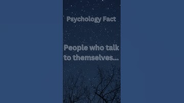 Talking to Yourself? Here’s Why It’s Actually Genius! | #psychologyfacts